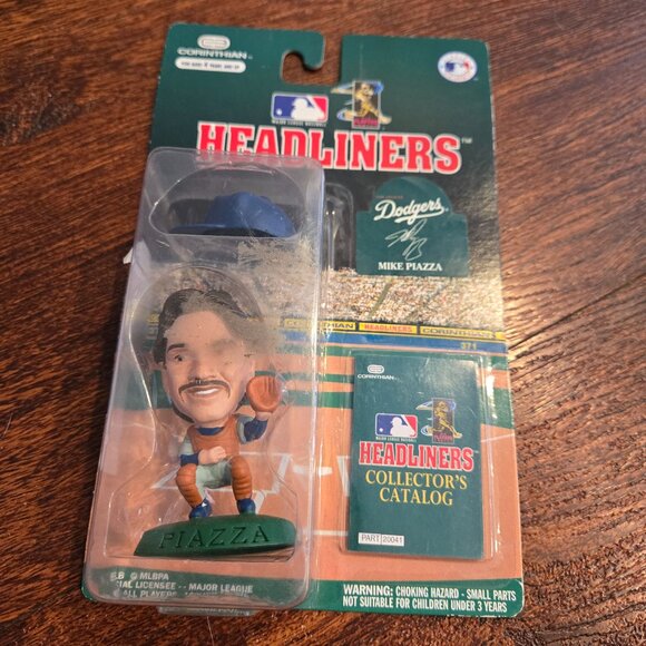 Other - Dodgers Vintage 90s Mike Piazza MLB Headliners figurine